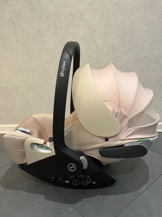 Автокрісло Cybex Cloud T i-Size Plus автолюлька рожева б/у