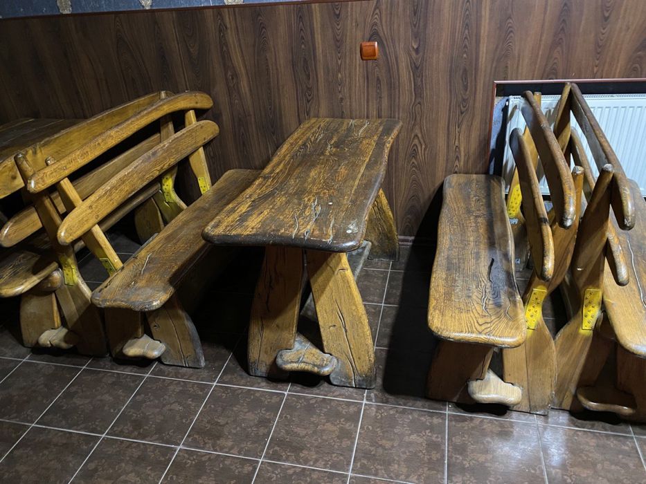 Продам дубовые столы и лавочки комплектами