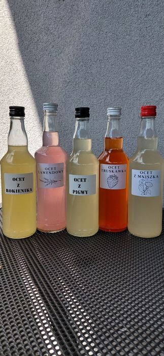 Ocet jabłkowy 4szt niepasteryzowany