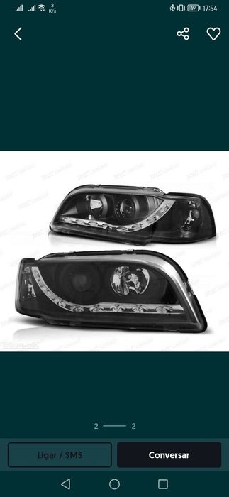 Farol dianteiro Volvo S40 e V40