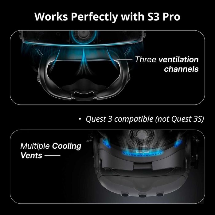 BOBOVR F3 Facial Interface лицьова накладка для Meta Quest 3/3S