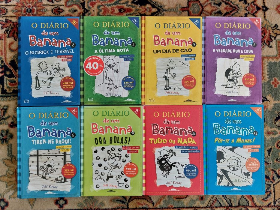Livros "O Diário de um Banana"