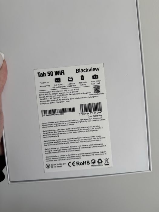 Продам планшет Blackview Tab 50 wifi