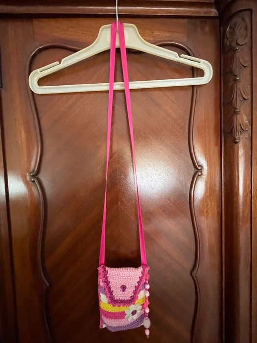 Bolsa croché tiracolo