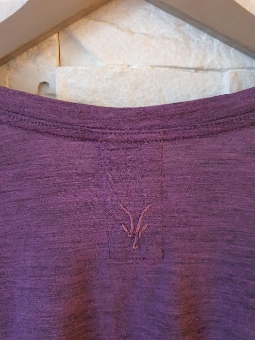 ibex merino Bluzka damska Naturalist z długim rękawem roz M