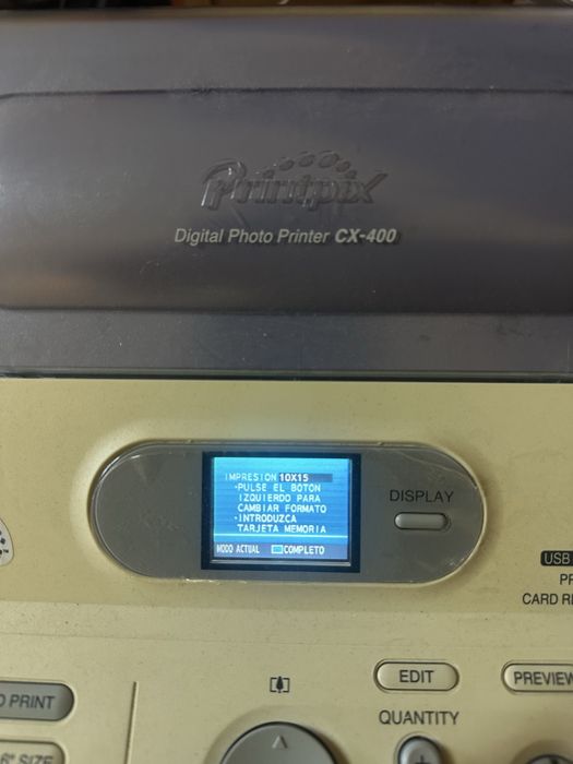 Fujifilm Printpix CX-400 Digital Photo Printer + Cabos + Consumíveis
