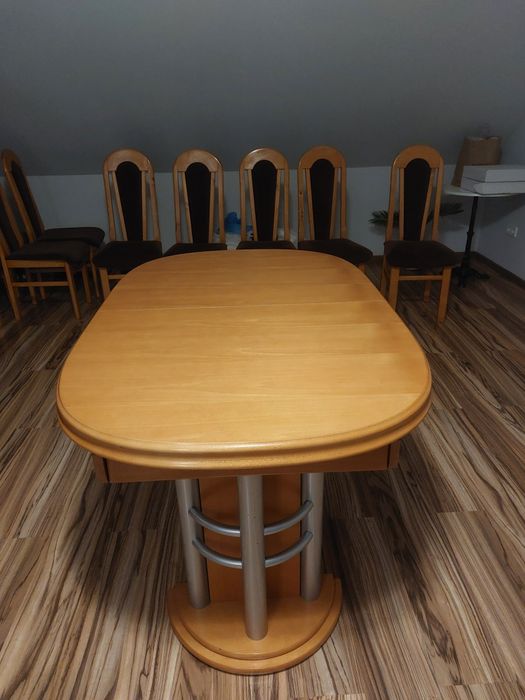 Stół rozkładany , bukowy 3,2m.