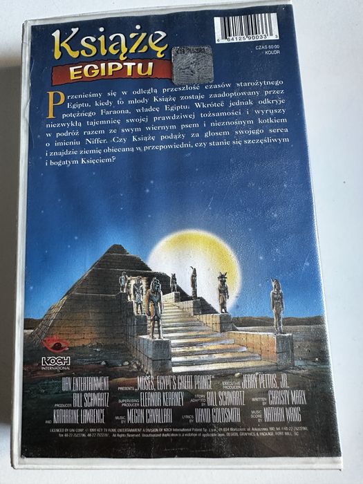 Książę Egiptu vhs
