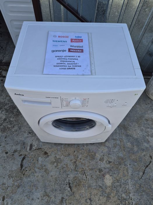 Amica 6 kg 1000 obr dostawa gratis  pisemna  gwarancja