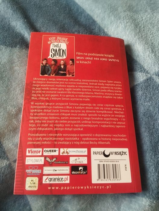 Simon oraz inni homo sapiens Becky Albertalli