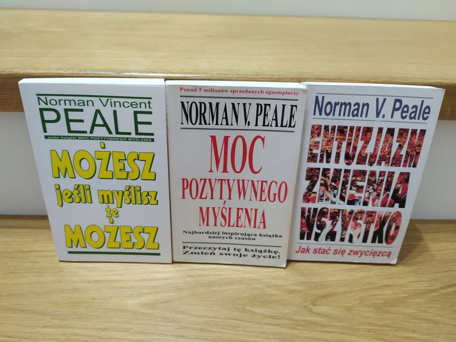 Zestaw 3 książek Norman Peale. Moc pozytywnego myślenia, Entuzjazm