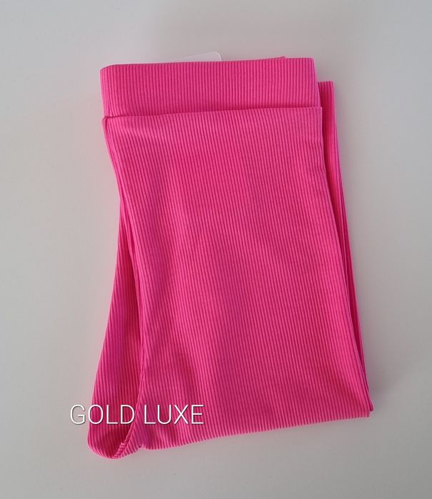 Legginsy La Manuel Xs prążek róż