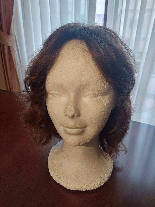 Peruca de cabelo natural