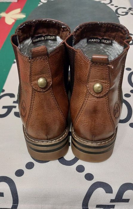 Buty   męskie Marco Tozzi  sztablety ,skóra