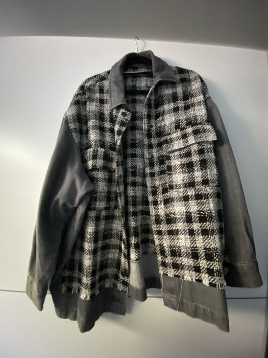 Denim Plaid Jacket