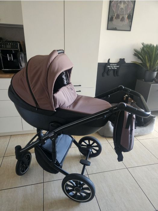 Wózek Anex M type Mocco+ fotelik + baza ISOFIX
