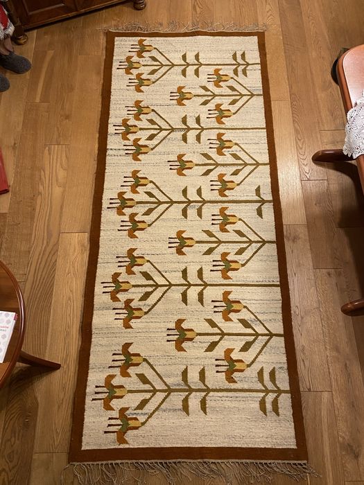 Wzorzysty prostokątny kilim
