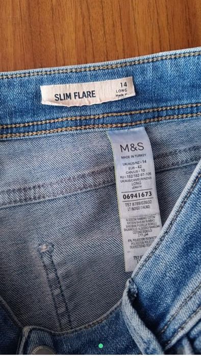 Стильні джинси M&S Slim flare/Bootcut, розмір L/XL