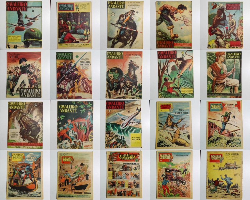 Livros Revistas Cavaleiro Andante Vários Números e Anos