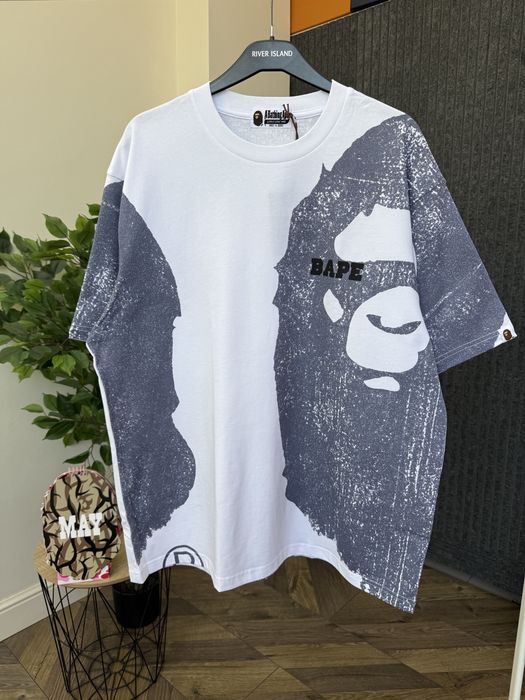 Футболка Bape Water Print Ape Head Relaxed Fit Tee оригінал
