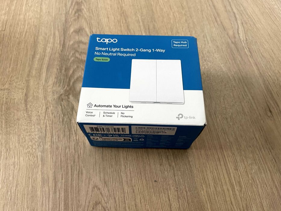 Tapo S220 - Interruptor Duplo Smart Home