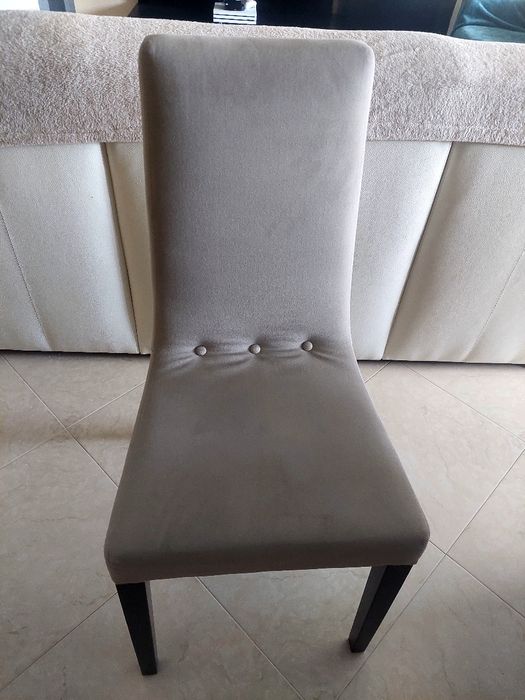 Cadeiras Sala Forradas Tecido Microfibra lavável