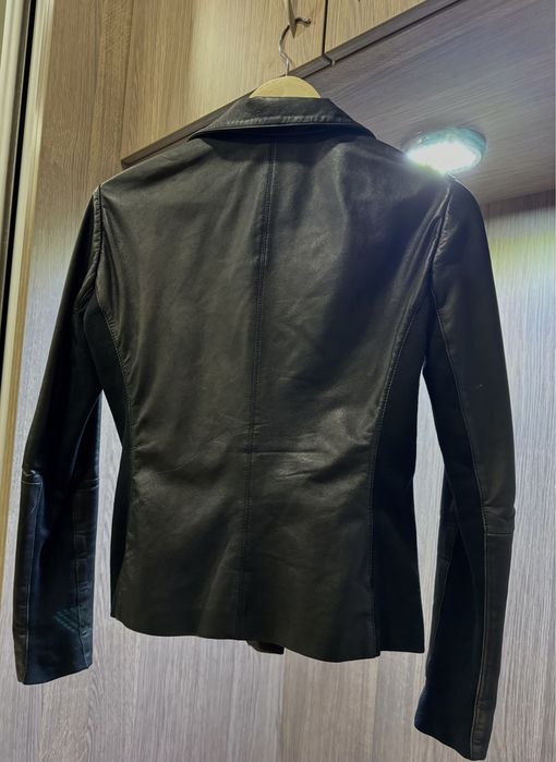 Шкіряна куртка Emporio Armani Оригінал