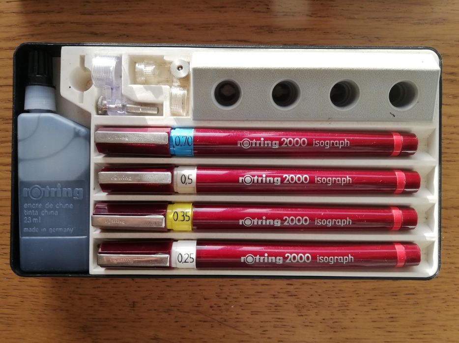 Canetas Rotring Art Pen Isograph