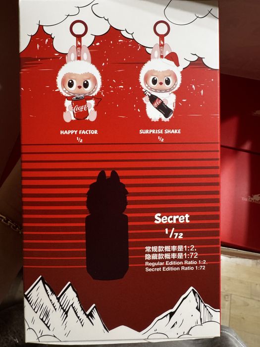 THE MONSTERS LABUBU × COCACOLA SECRET Pop Mart Labubu SECRET The Monsters Coca Cola Series Vinyl