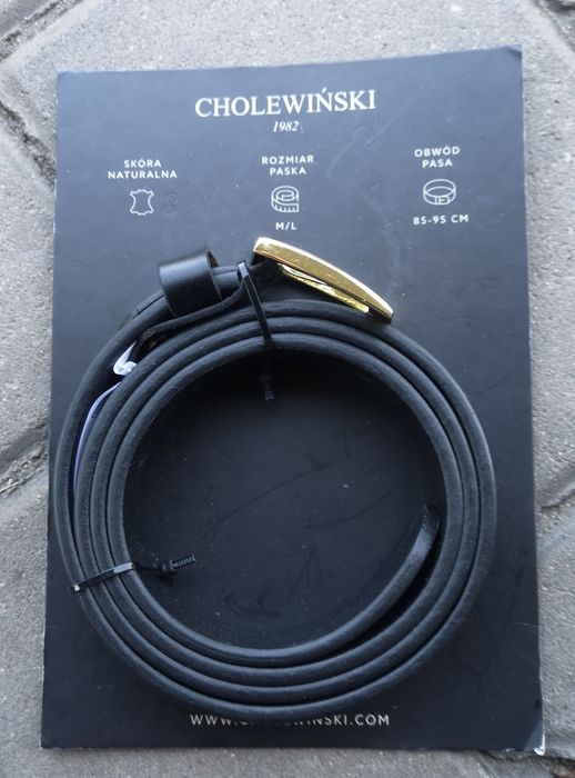 Pasek skórzany damski Cholewinski