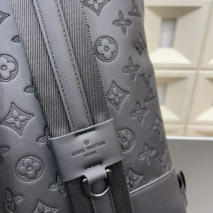 Louis Vuitton getaway мужской рюкзак черный  кожаный оригинал