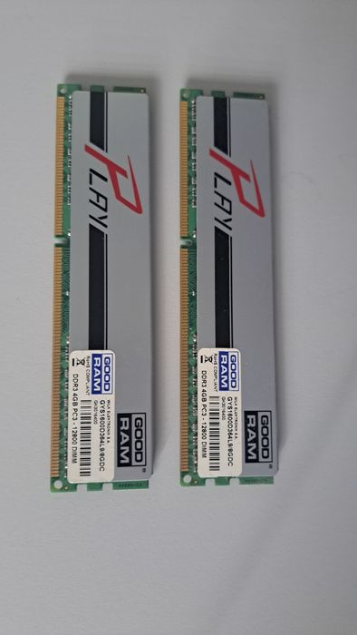 Goodram DDR3, 2kostki 4GB RAM

Na sprzedaż pamięć 2 kostki pamięc