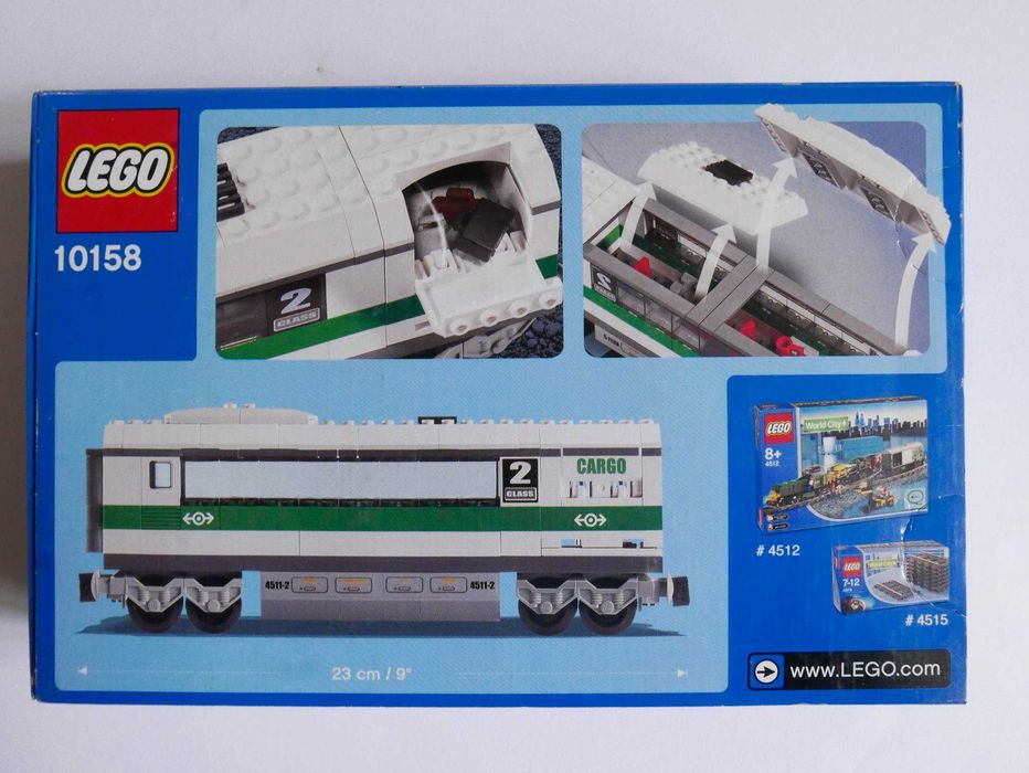 LEGO Train 9V 10158 High Speed Train Car NOWY Unikat