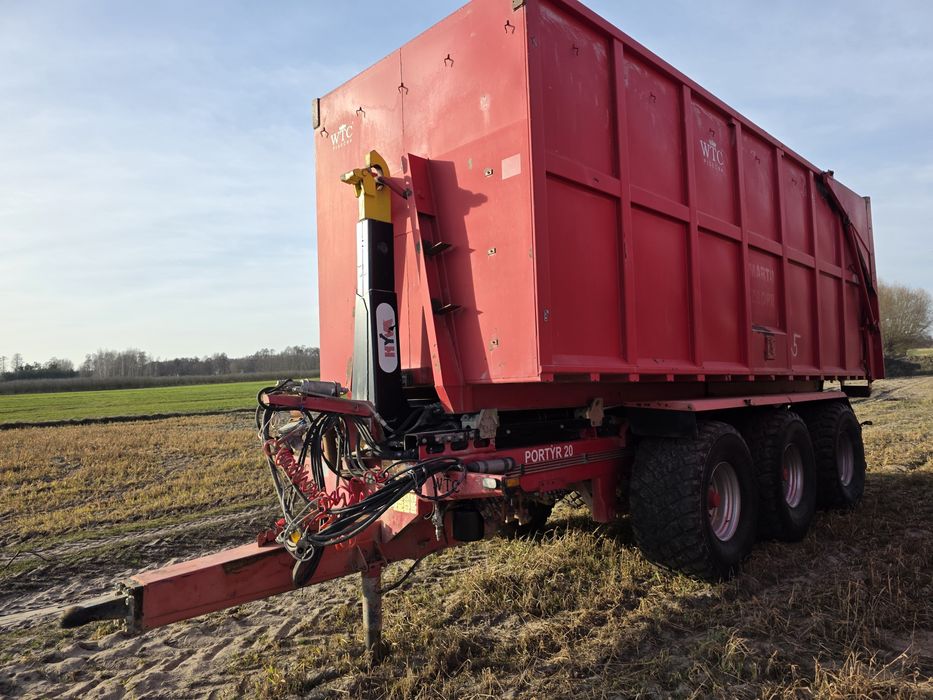 Przyczepa rolnicza WTC 20t Hakowa Hakowiec Wielton Fliegl Annaburger