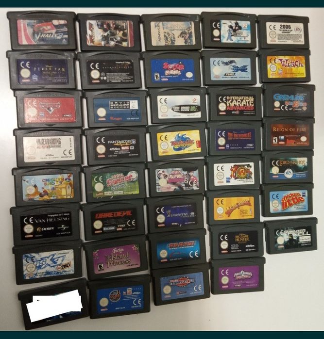 Vários Sonic 3 títulos Advance caixas bayblade, karate, Rayman Race,