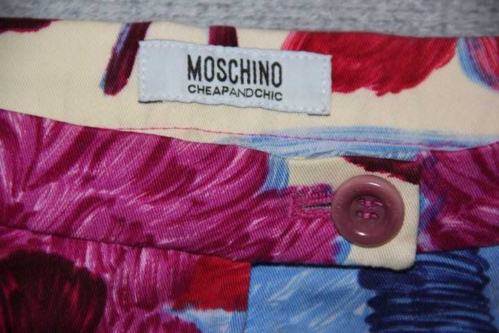 Spodnie Moschino Cheapandchic Floral Capris damskie