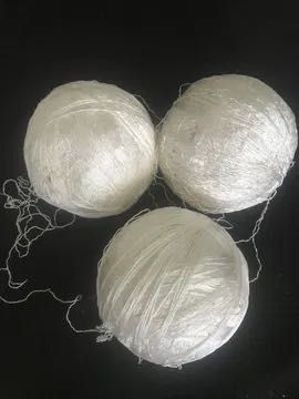 Нитки б.у, полушерсть и шёлковые