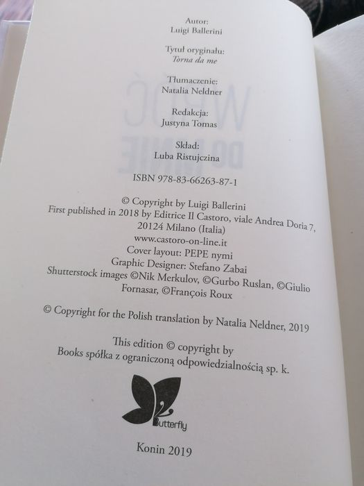 Książka "Wróć do mnie"
