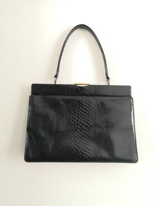Maleta vintage em pele