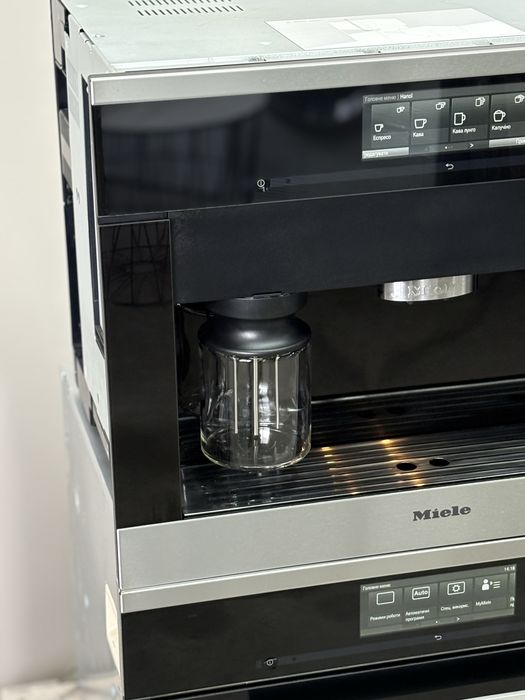 Комплект Miele CVA6805 кавомашина + DGC6805 комбіпароварка, преміум техніка