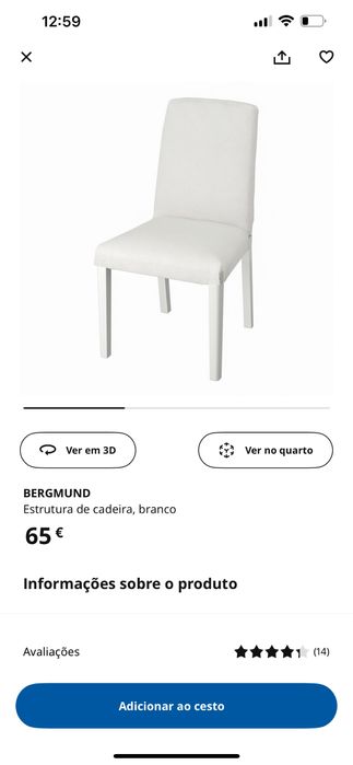 Cadeiras IKEA de Sala de Jantar