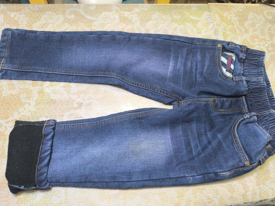 Джинси дитячі, штани теплі, 110-116