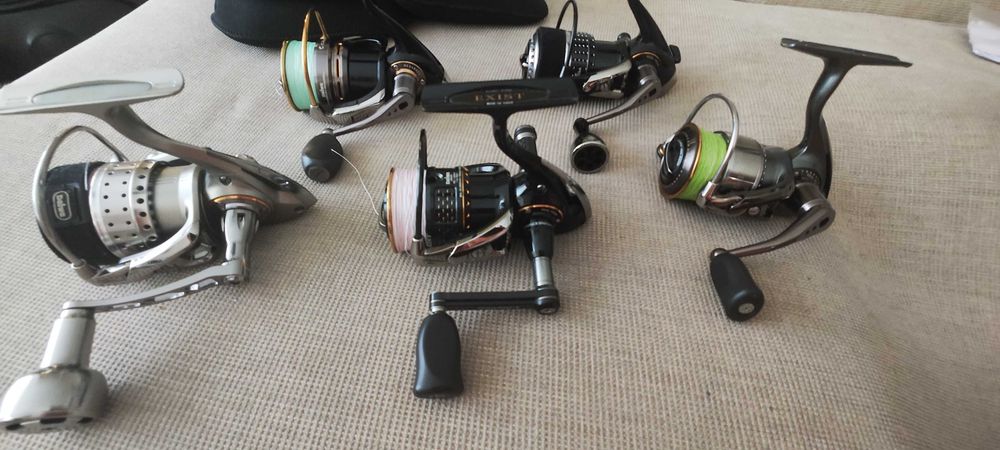 Kołowrotki spinningowe Daiwa i Megabass