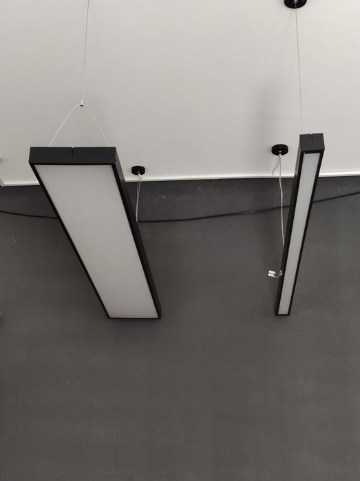 Акция! Подвесной линейный LED светильник на тросах 30Вт 6400К чёрный