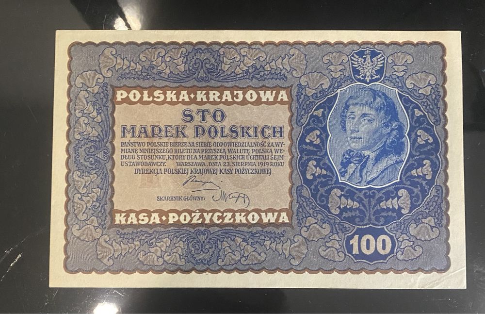 Nota de Polonia 100 marek