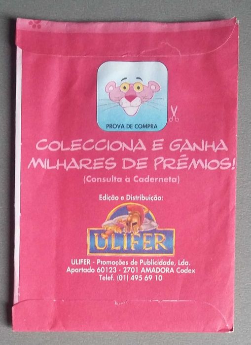 Carteira de cromos - Pink Panther