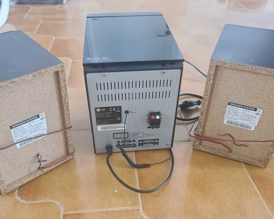 Aparelhagem LG com 2 colunas