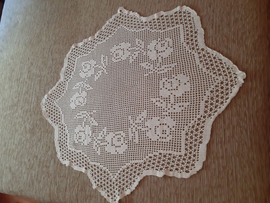 Crochê centro de mesa