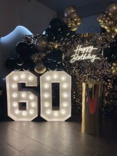 Napisy LED - 18, PARTY,&, INICJAŁY - super ceny!