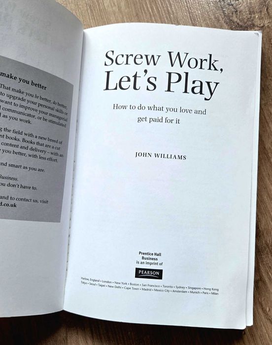 Screw Work, Let's Play - John Williams